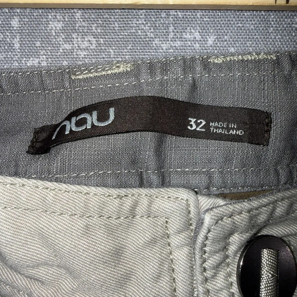 Nau Pants Mens 32x31 Beige Organic Cotton Chino Khakis Straight Leg Casual